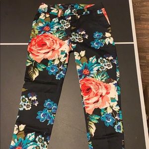 Floral dress pant